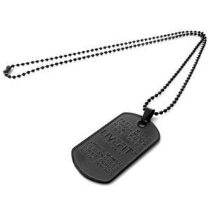 LIVE FIT ™  WORLDWIDE GOLD DOG TAG NECKLACE GYM FITNESS LIFESTYLE FASHION