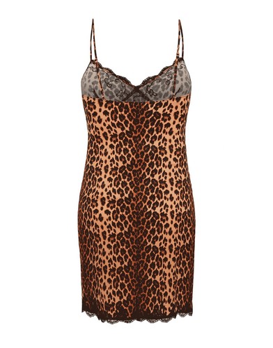 Vestido sin Mangas Agent Provocateur Estampado de Leopardo Babydoll Molly Muestra Talla 16 £445 - Imagen 6 de 20