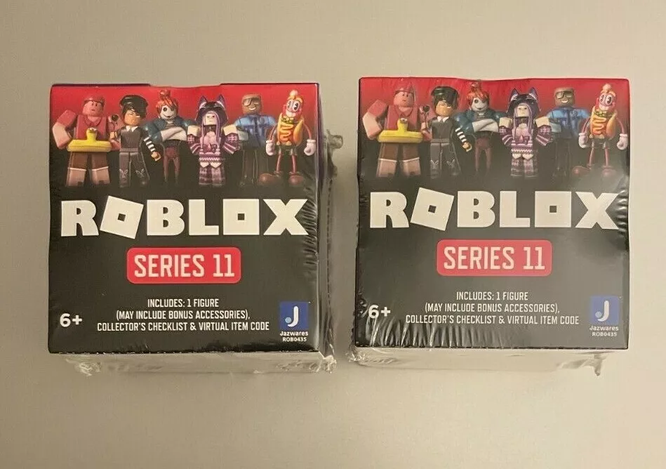 Roblox Series 11 Figure & Virtual Item Code Purple Blind Bag Box