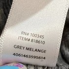 Crane Sweatshirt Cowl Neck Heather Gray Large NWOT Slit thumb Wrists Soft B Warm — photo 9