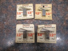 LOT OF 4 NOS Rigid 2680396 12” wrench spring and flat FREE SHIPPING