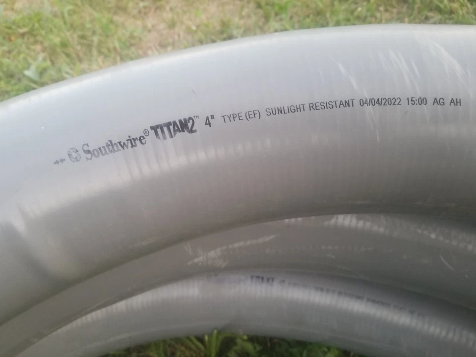 20英尺 液体紧管 4 英寸 Titan Southwire 金属柔性金属 55107601 — 第 2/3 张图片