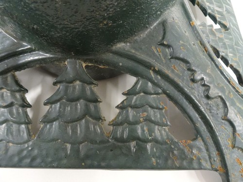 Albero di Natale in Ghisa Verde Supporto Quadrato 3 Bulloni 14" Resistente - Foto 3 di 10