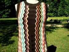 Missoni Target Colore Zig Zag Sleeveless Sweater Dress NWOT SZ S M XL