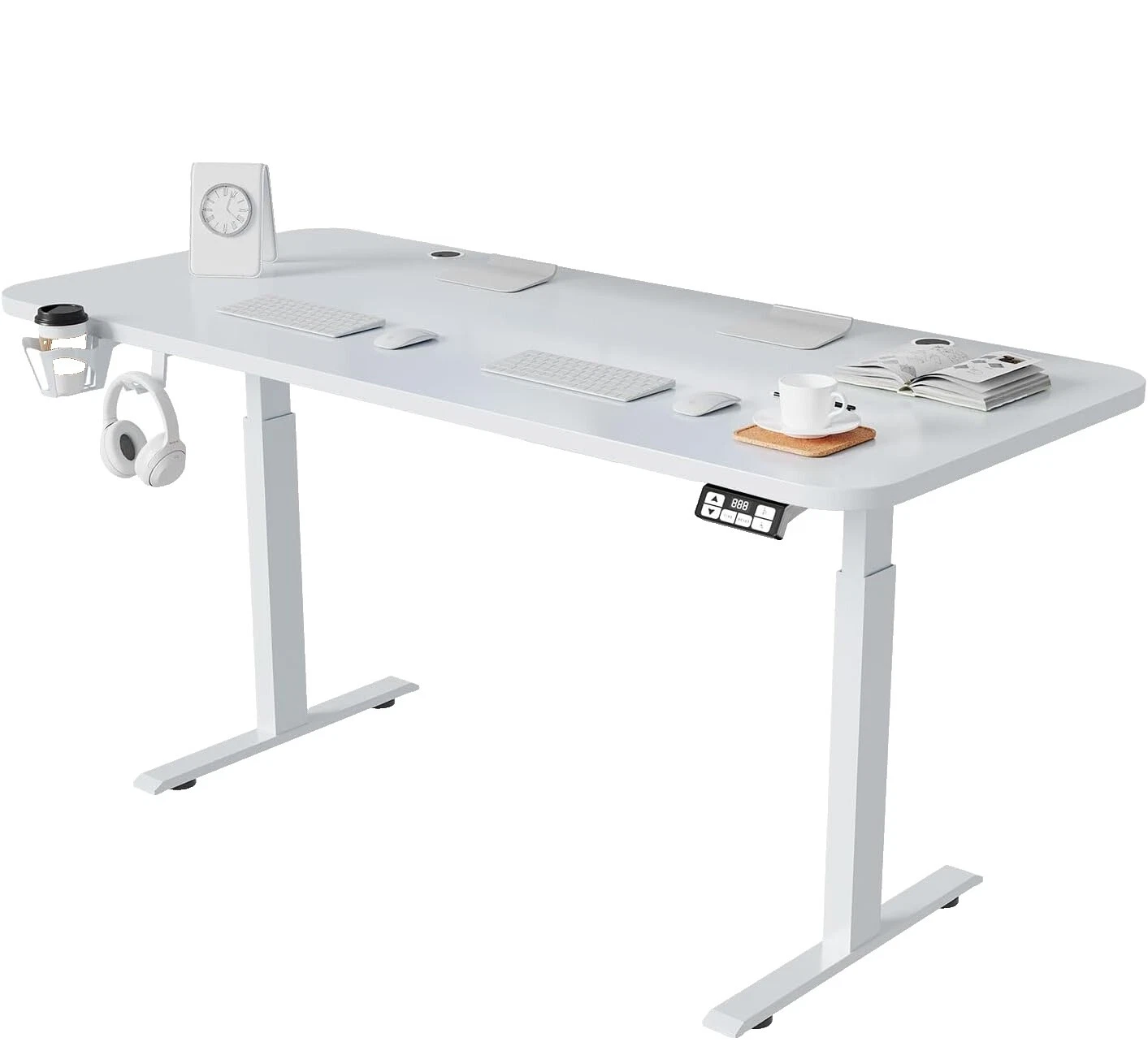 Blanco Acrílico escritorios de Oficina en Casa