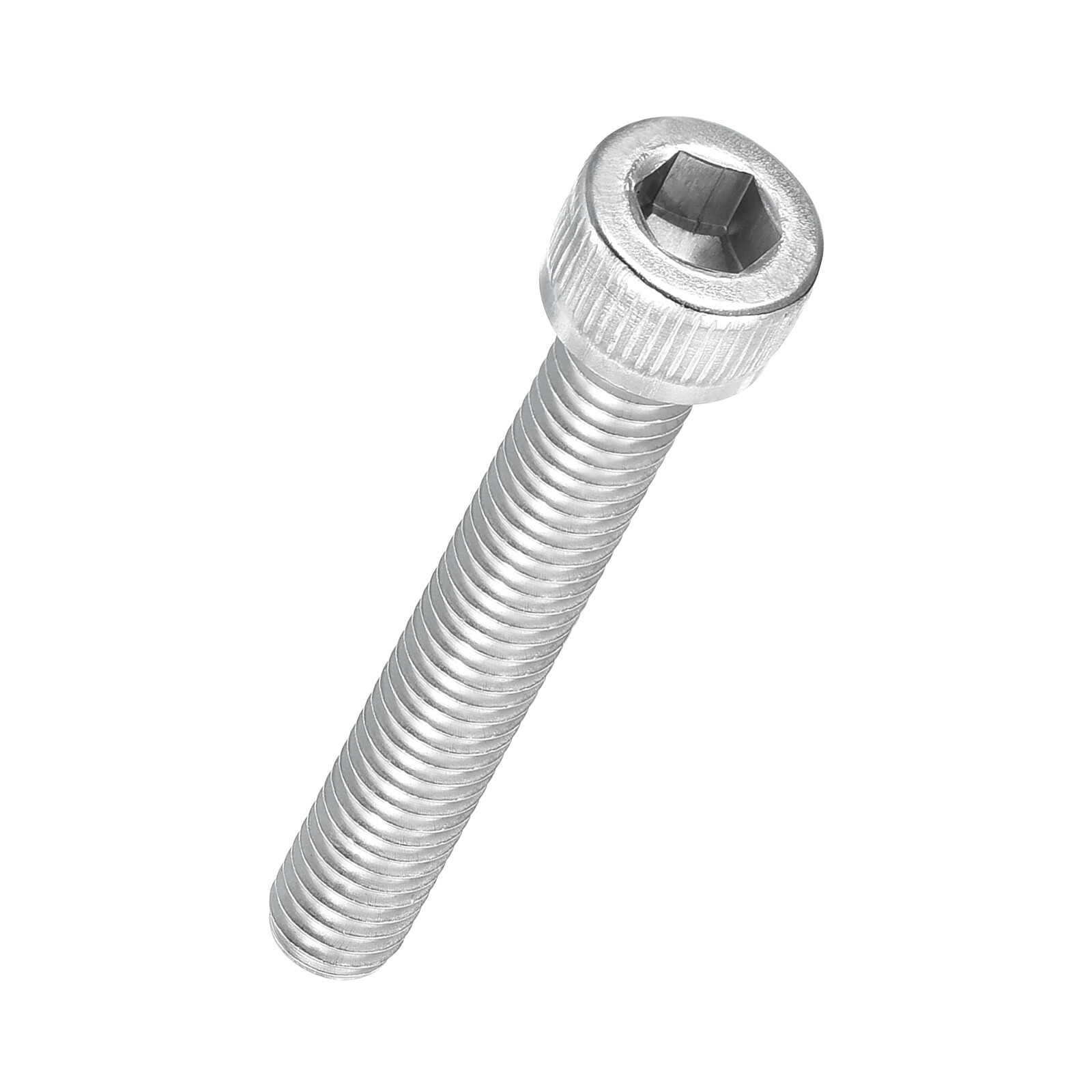 50pcs Socket Head Cap Screws - [M6-1 x 40mm] 304 Stainless Steel, Silver