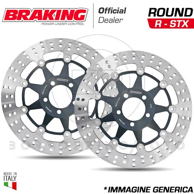 Kit De 2 Disques De Frein Avant Braking Pour Suzuki Gladius Abs 650 2009-2014 - Photo 1/4