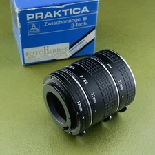PB bayonet, EXTENSION TUBE Prakticar Praktica B mount bajonett bc ☆☆☆☆