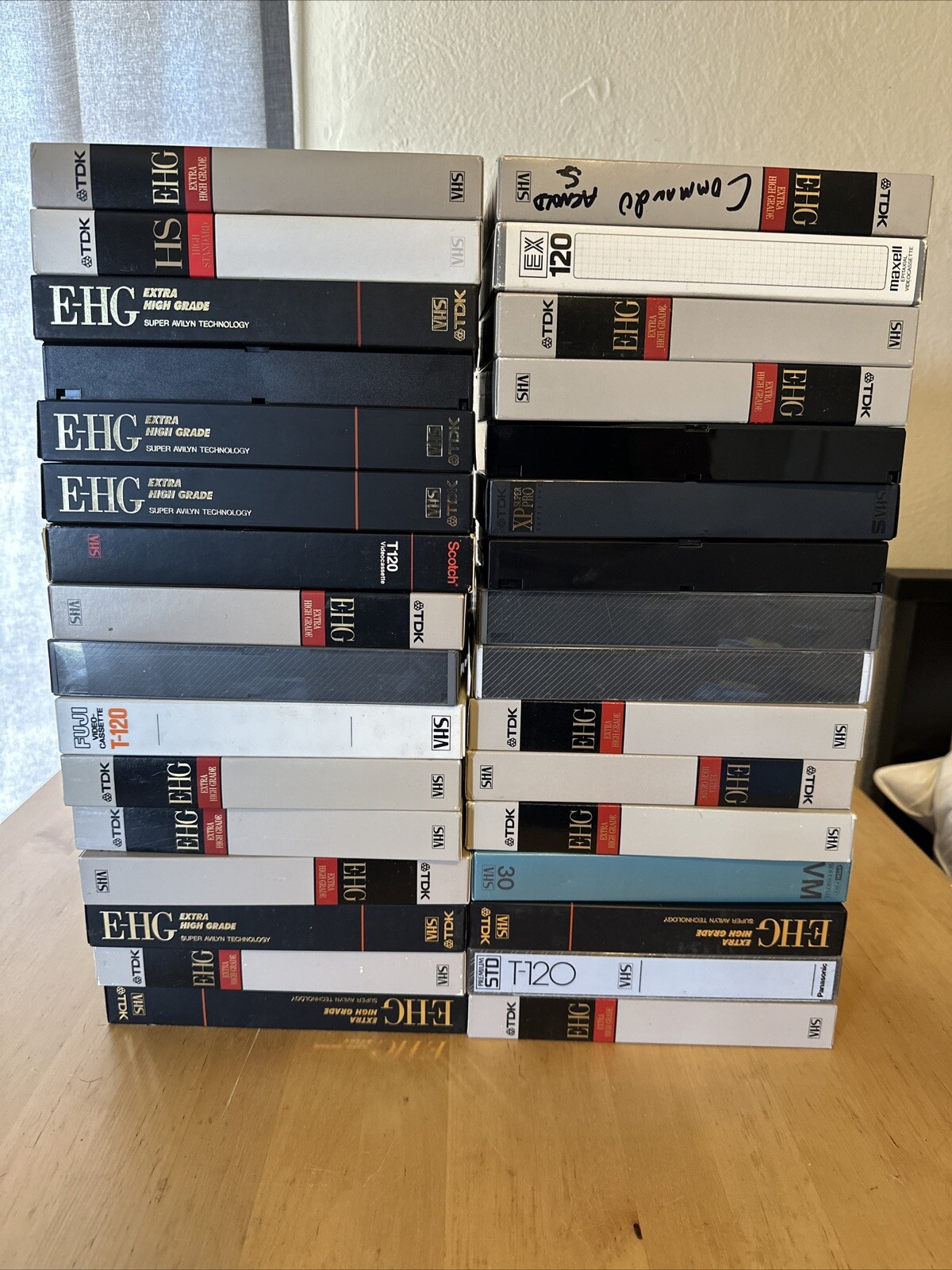 32 Blank VHS tapes eBay