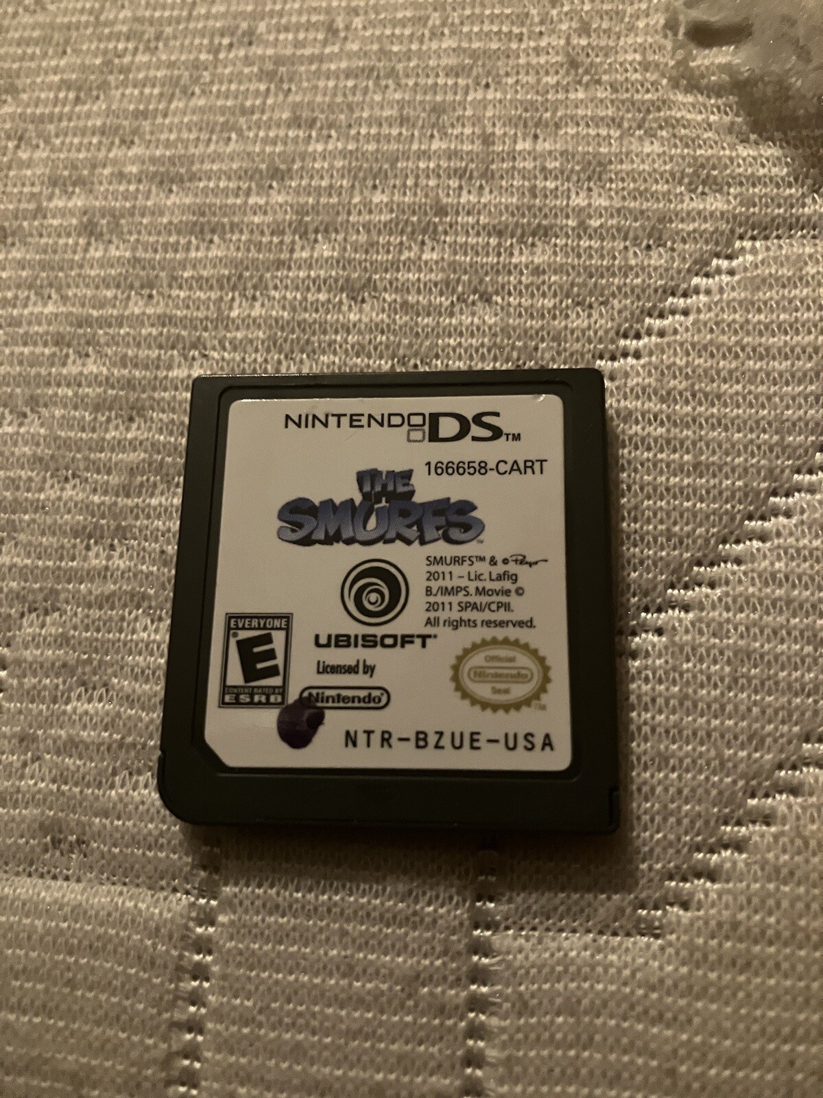 Smurfs Nintendo DS 2011 Game Cartridge Only