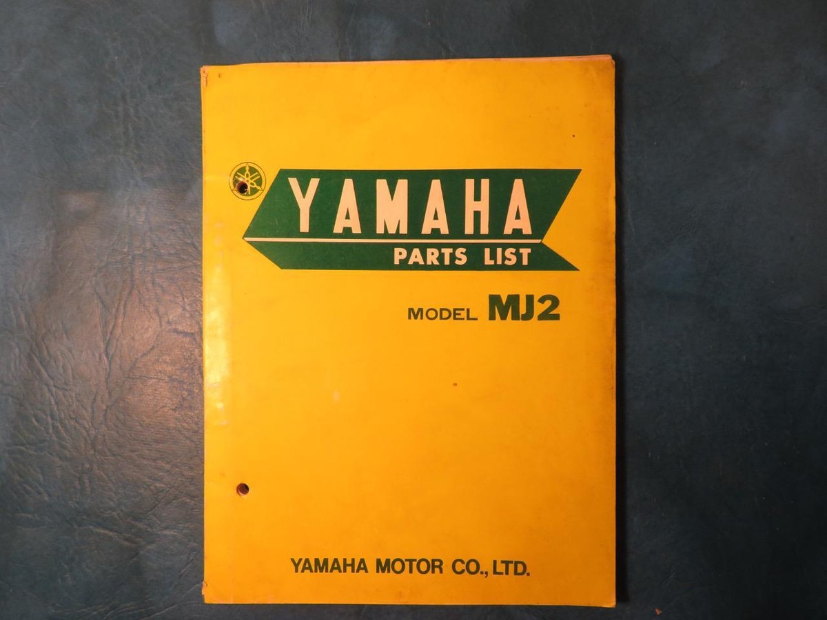 Yamaha Parts List 1968 Model MJ2 original CD205 | eBay