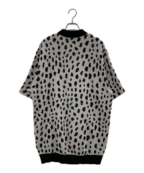 Wacko Maria Leopard Knit Polo Shirt for Men Trendy Fashion Wacko Maria Leopard Knit Polo Shirt for Men Trendy Fashion