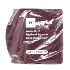 Welch Allyn REUSE-12-1SCFlexiPort Blood Pressure Cuff Adult Arm Large 1 Tube New