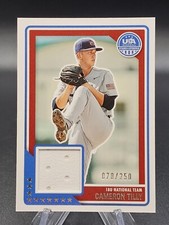Cameron Tilly USA Materials Jersey Relic 2023 USA Stars & Stripes Baseball /250