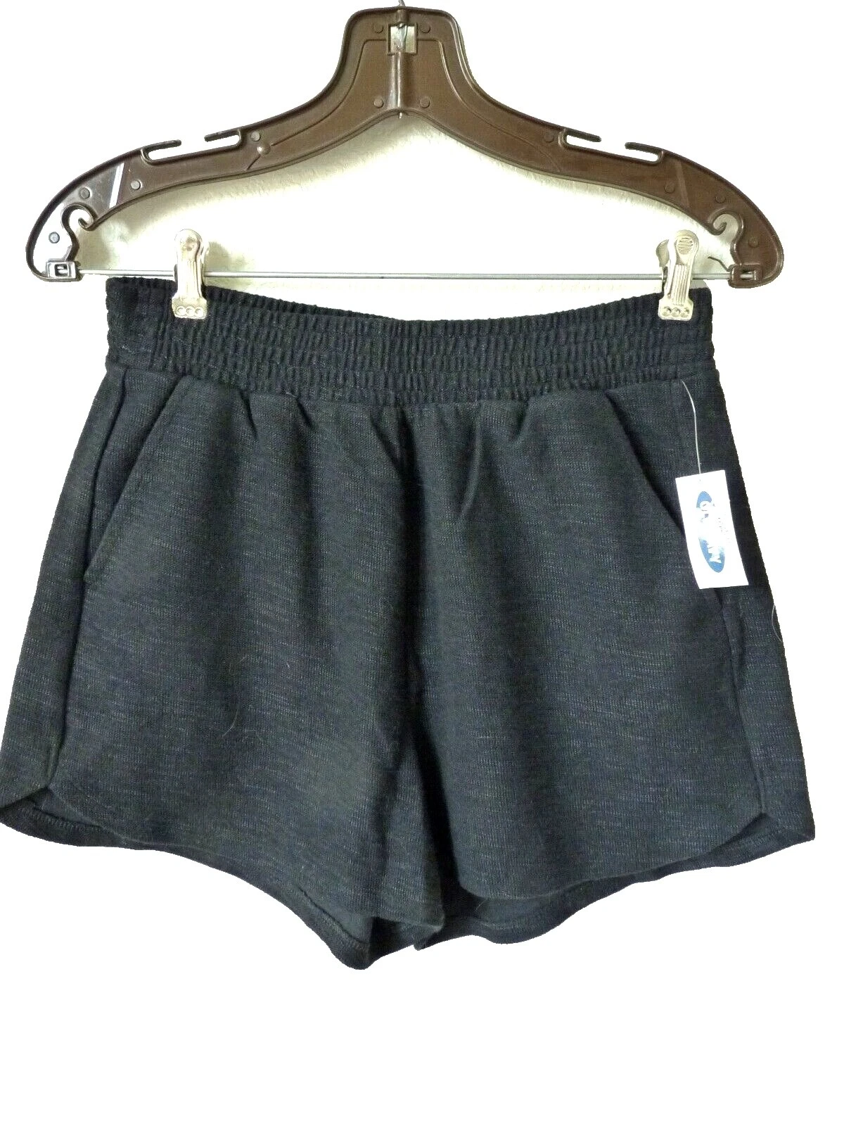 Pantalón corto negro de poliéster Old Navy para Mujeres