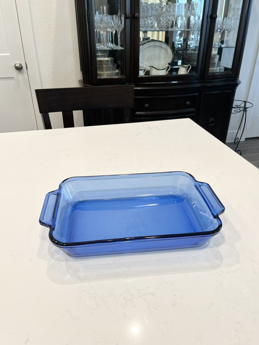 Anchor Hocking Bakeware Qt Cobalt Blue x Glass Casserole