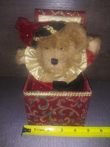 Boyds Bears Christmas Jack in the Box Plush Bear Tune Clair De Lune #50007 - Picture 10 of 11