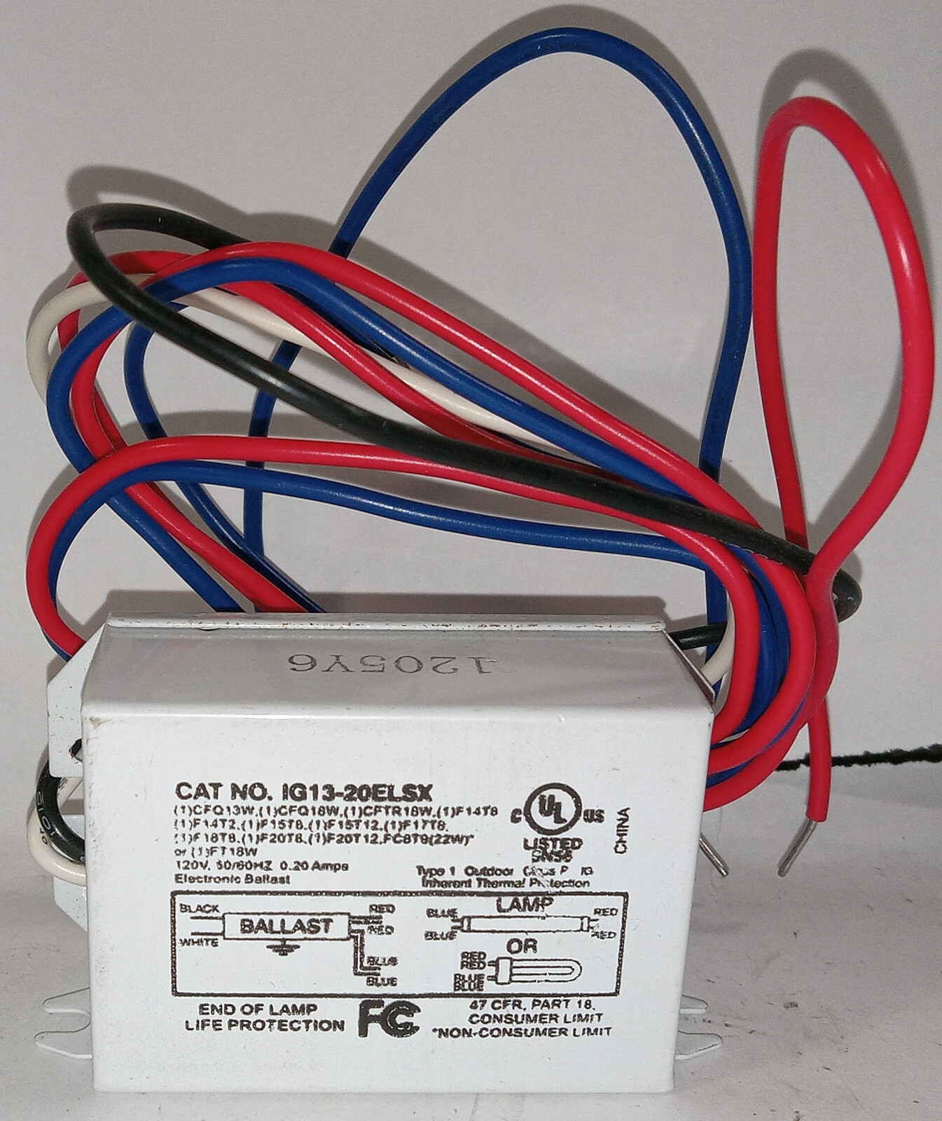 1 NEW UNBRANDED IG1320ELSX ELECTRONIC BALLAST NIB ***MAKE OFFER*** eBay