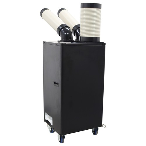 2 Tubes Industrial Air Conditioner Movable Spot Cooling Equipment 12000BTU 220V - Picture 11 of 24