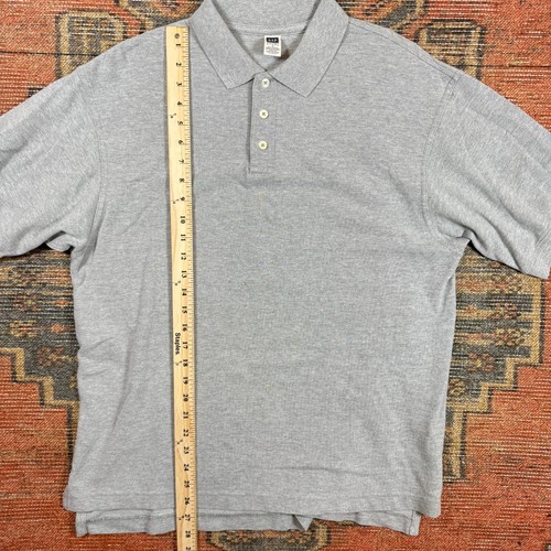 Vintage Gap Men's Gray Short Sleeve Made in USA 80's/90's Golf Polo Shirt Size M - Picture 8 of 8