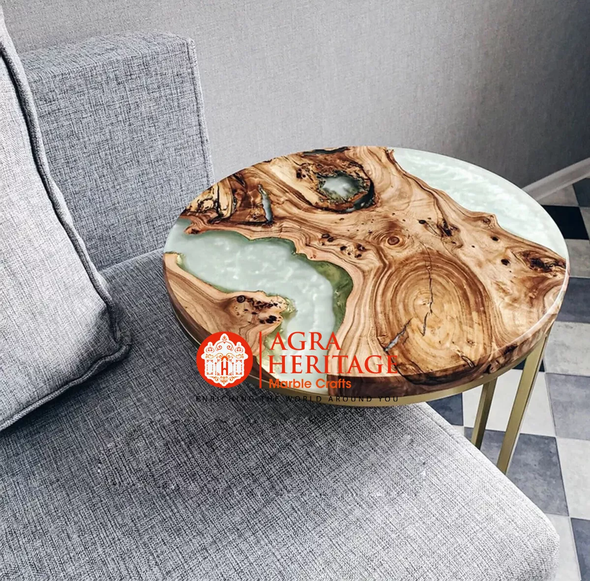 Small resin coffee sale table