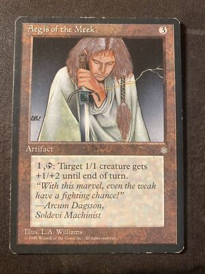 MTG Rare Aegis of the Meek x 1 MP - Ice Age