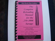 .250-3000 Savage  The Complete Reloading Manual Load Books Latest Version