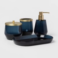 4pc Bath Coordinates Set Blue - Threshold