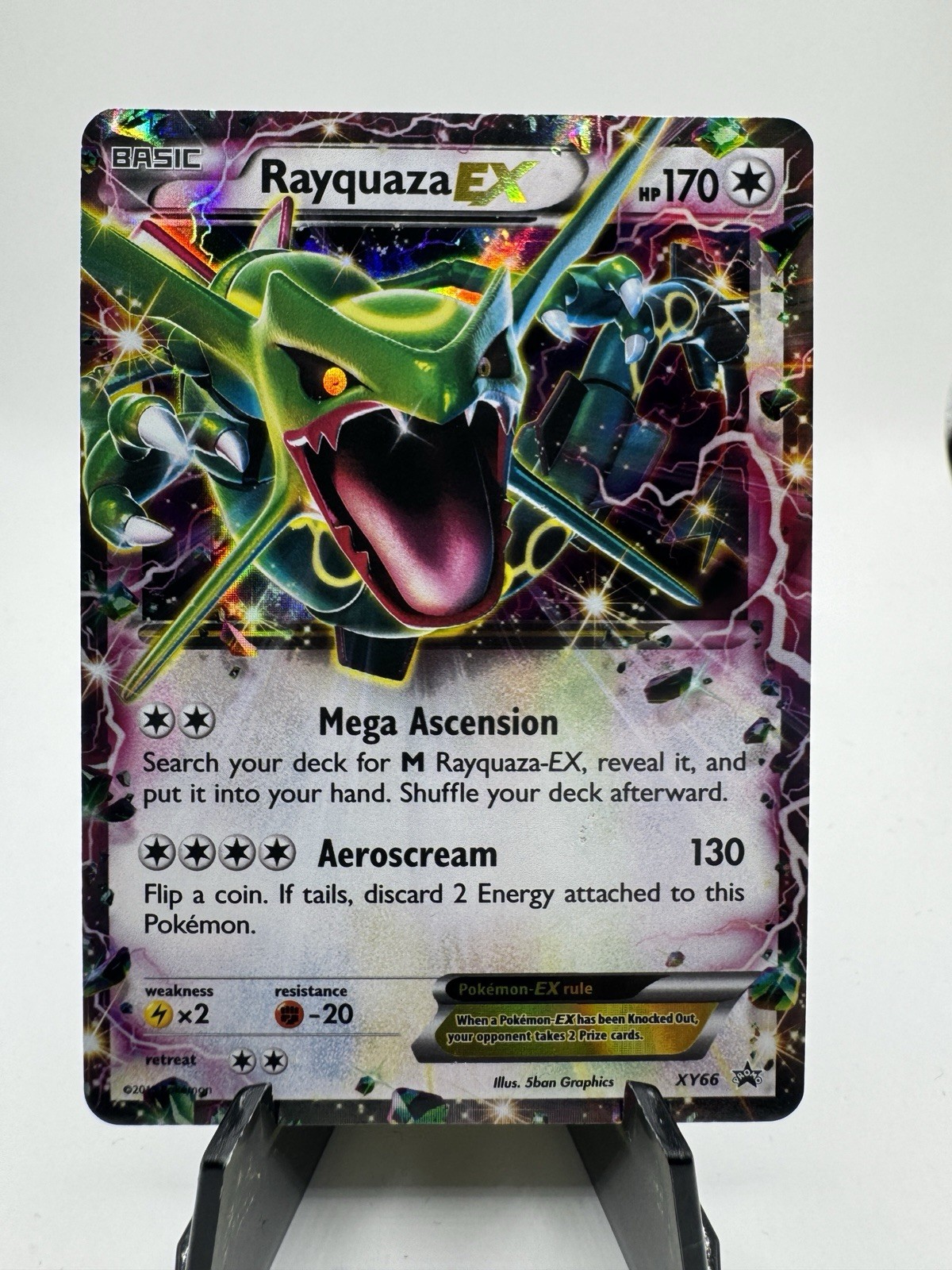 Rayquaza EX XY66 XY Black Star Promo Holo Pokemon TCG 2015 LP