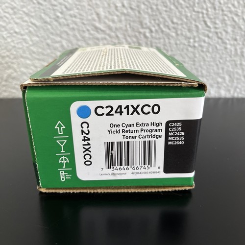 Lexmark C241XC0 Rückgabekassette Cyan mit extra hoher Kapazität - Bild 2 von 5