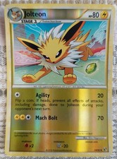 Jolteon 28/90 Reverse Holo HS Undaunted LP/MP Pokemon Card