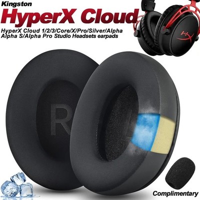 Headphone Earpad Cushion Cover For HyperX Cloud II Alpha Stinger Core 1 2 3 Pro