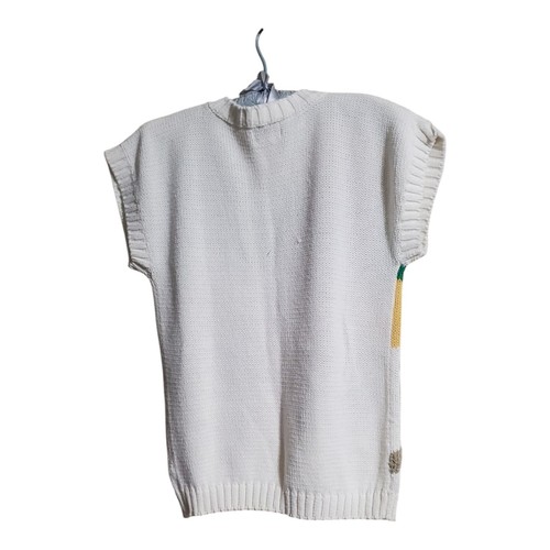 Vintage 80s Koret Petites Size Small Short Sleeve Pullover Sweater Fun Fruit Acrylic - Bild 3 von 13