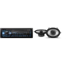 Alpine UTE-73BT Mech-less Digital Bluetooth Media Receiver with 1 Pair Alpine...