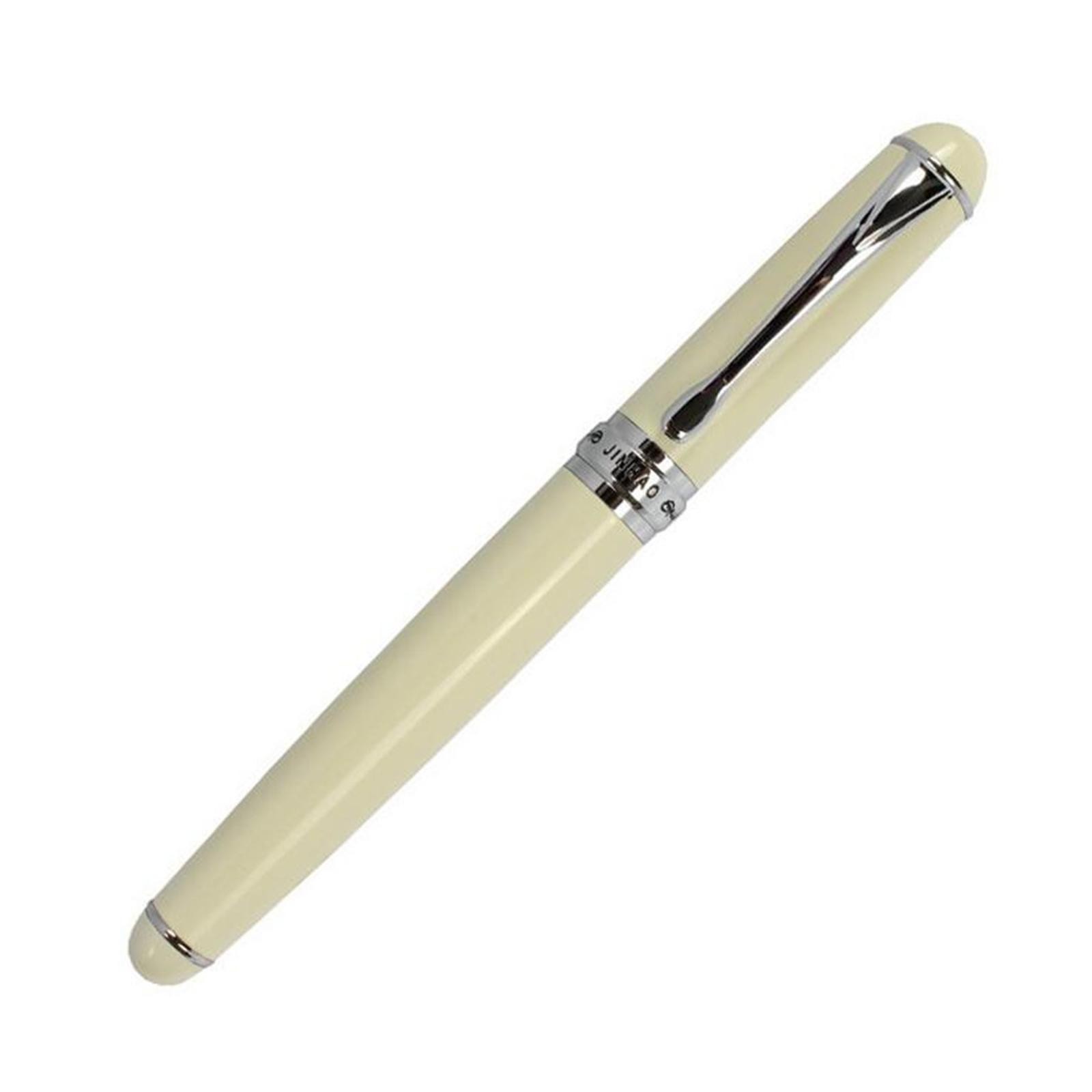 Milky Jinhao X750 Metal Fountain Pen 18K Fine F Nib 0.5mm Writing Office Gift yy