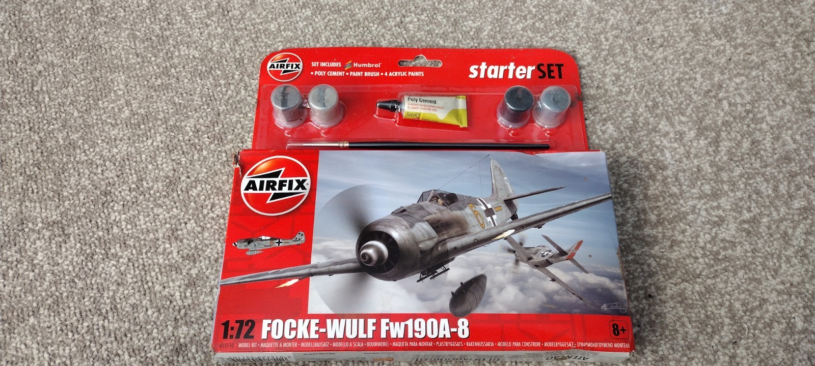 Airfix Focke Wulf 190A-8 Starter Set