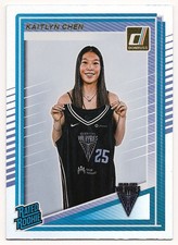 2025 Donruss WNBA Kaitlyn Chen Rated Rookie Holo RC #90 Golden State Valkyries