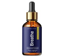 Breathe Drops for Lung Cleanse, Detox & Restore, Respiratory Support