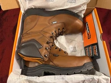 *Read* Timberland PRO TiTAN EV 8 Inch Brown Composite Safety Toe Boot size 10.5