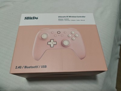 New 8BitDo Ultimate 2C Controller PC Android Hall Effect Joy Peach Bluetooth 