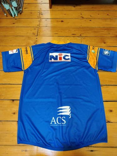 Leeds Rhinos Rugby Super League Home Shirt 2022 Oxen 2XL Extra Large XXL Jersey - Picture 5 of 11