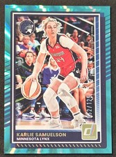 2025 Donruss WNBA Karlie Samuelson Teal Laser Holo #52/125 LYNX