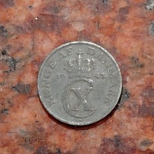 1943 DENMARK 1 ORE COIN   16MM - (WW2 GERMAN OCCUPATION) - #B7772