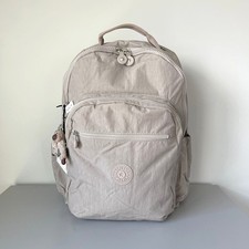 Kipling Seoul Up Laptop Large Backpack in Light Brown Antique Rose NWT