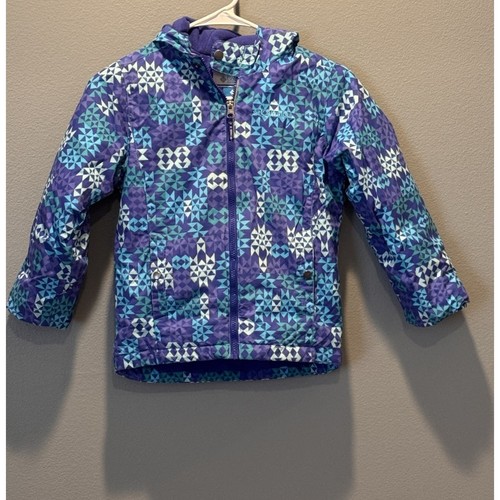 Columbia Girls Winter Coat Size XS Outgrow System Blue/Purple