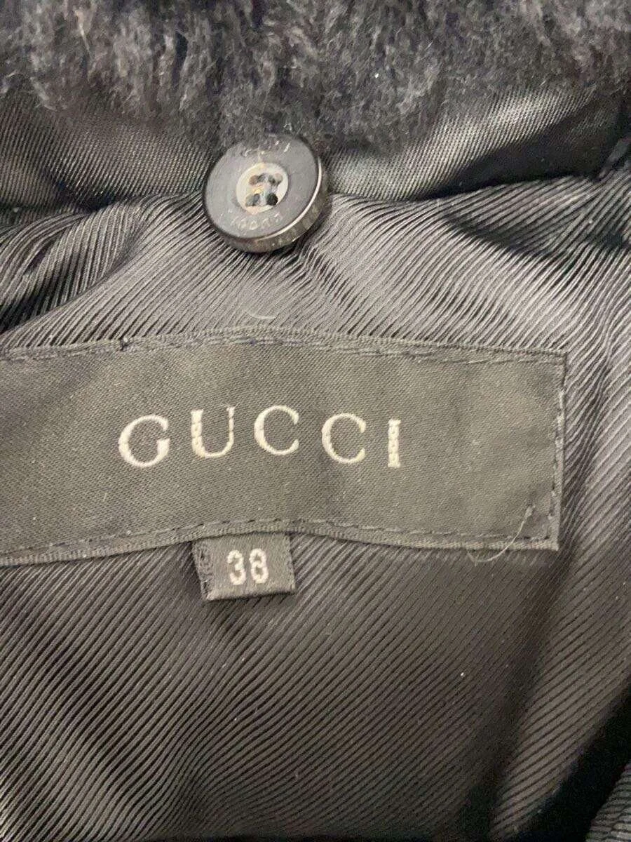 Gucci piumino donna nero nylon taglia 38 toppa posteriore indossato #EF AAA