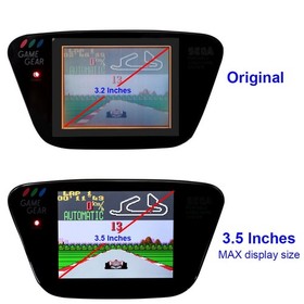 3.5" Laminated High Definition IPS LCD Kit W/Shell Case For For SEGA Game Gear