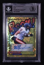 MIKE SINGLETARY 2024 Hits Memorabilia BOOM "Gold" Autograph Card #2/10 BAS COA🔥