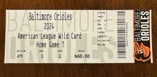 RARE Kansas City Royals Bobby Witt Jr MLB Playoff Debut 1st Game Ticket Stub