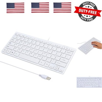 Mini 78 Keys Wired Keyboard - with Keyboard Cover Computer keypad for Laptop ...